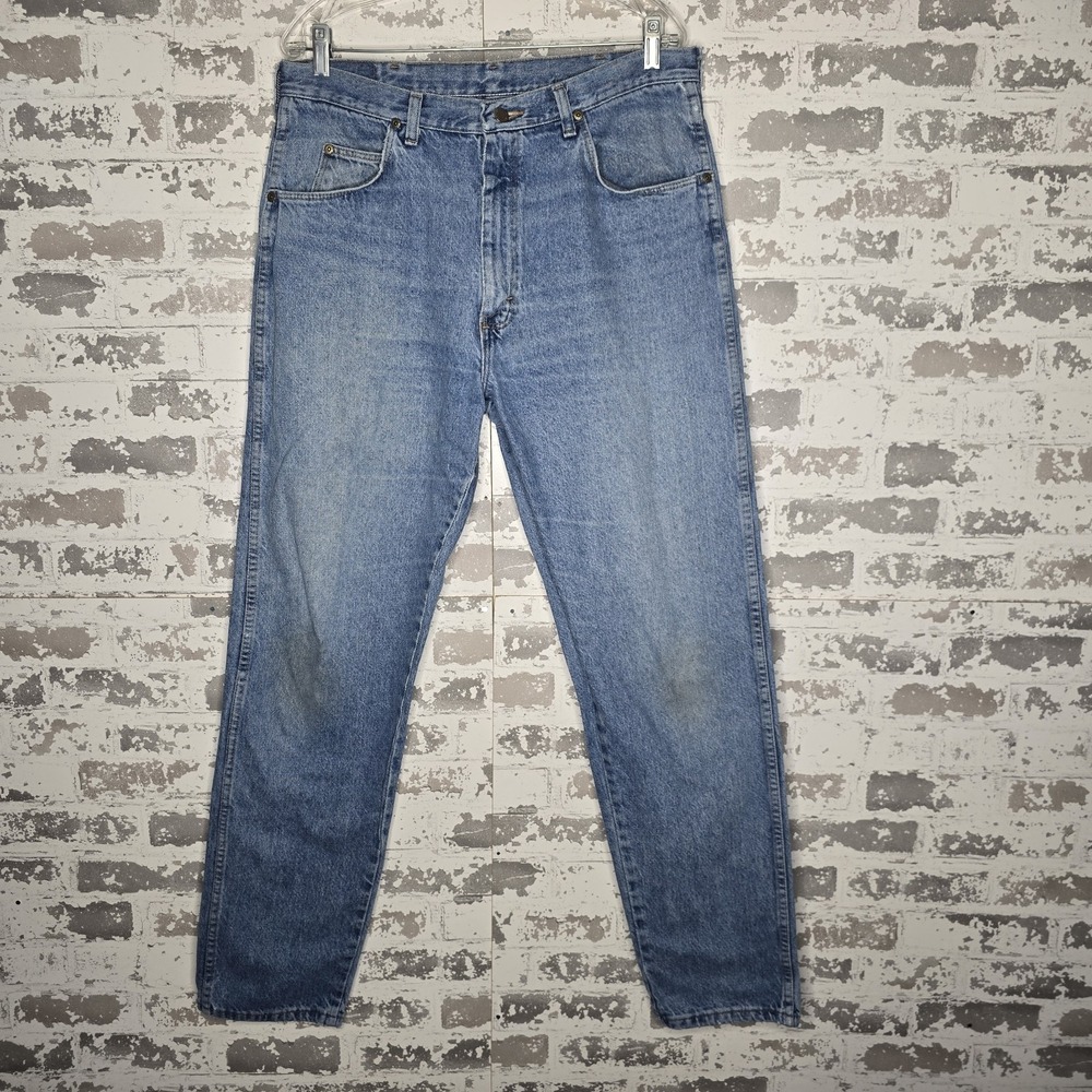 Wrangler Jeans Mens 34x33 Cowboy Cut 13MWZ VTG Made In USA Straight 100% Cotton
